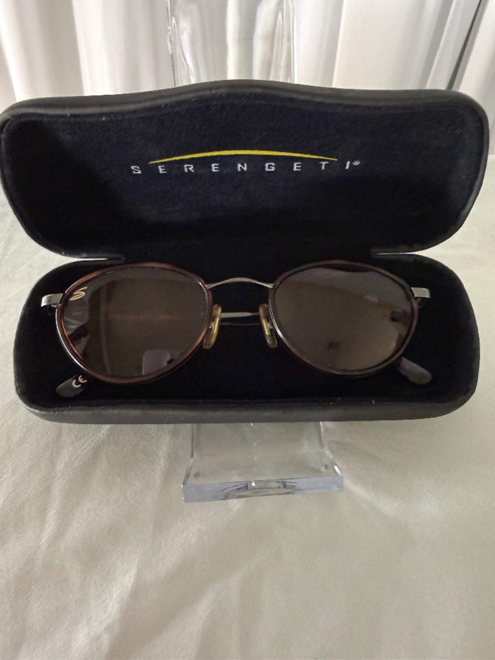 Serengeti 6531 Brown Round Sunglasses Japan w/ Original Case